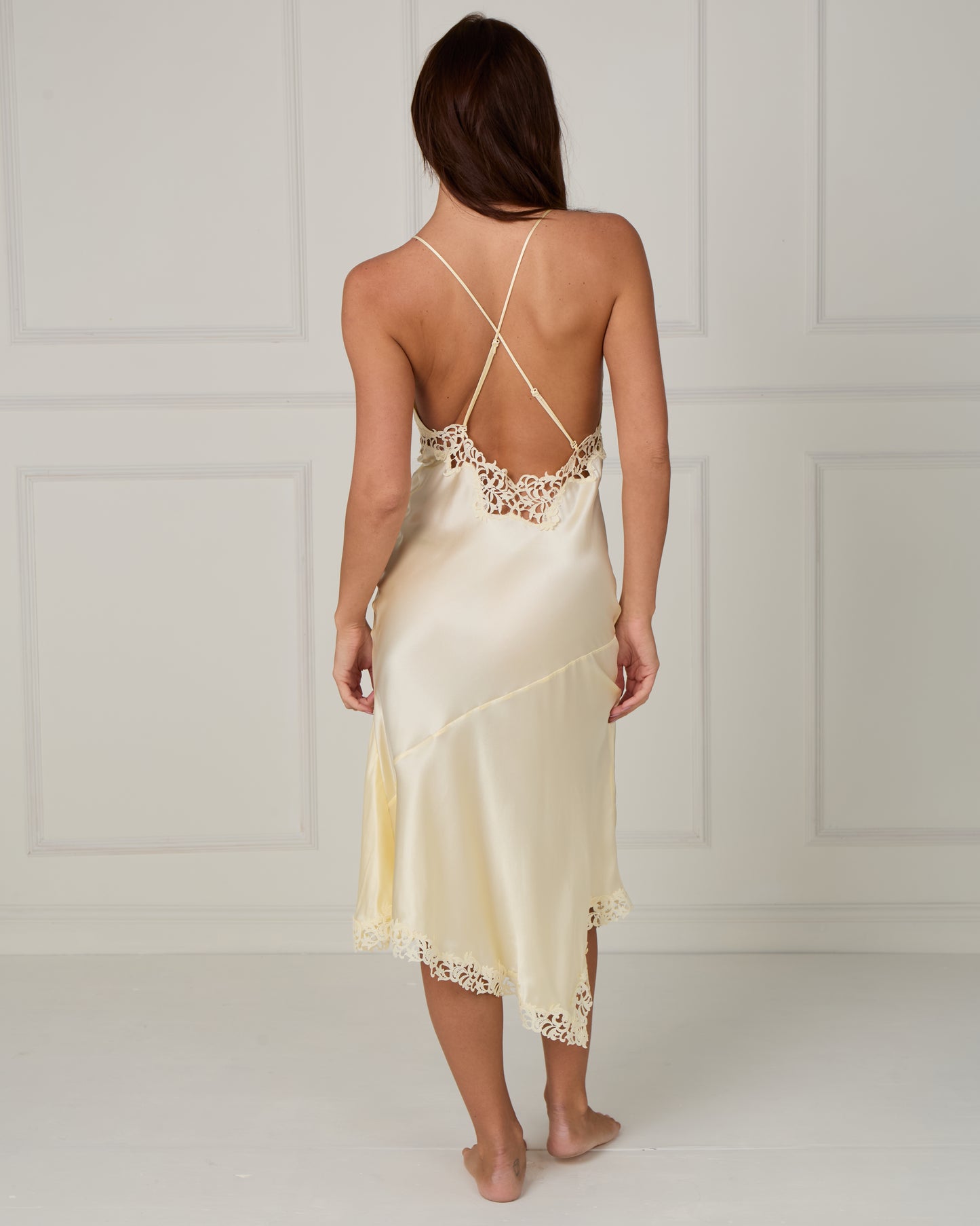 Lumora - Silk Lace Slip Dress